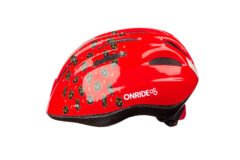 Шолом ONRIDE Clip котики червоний - Зображення 2