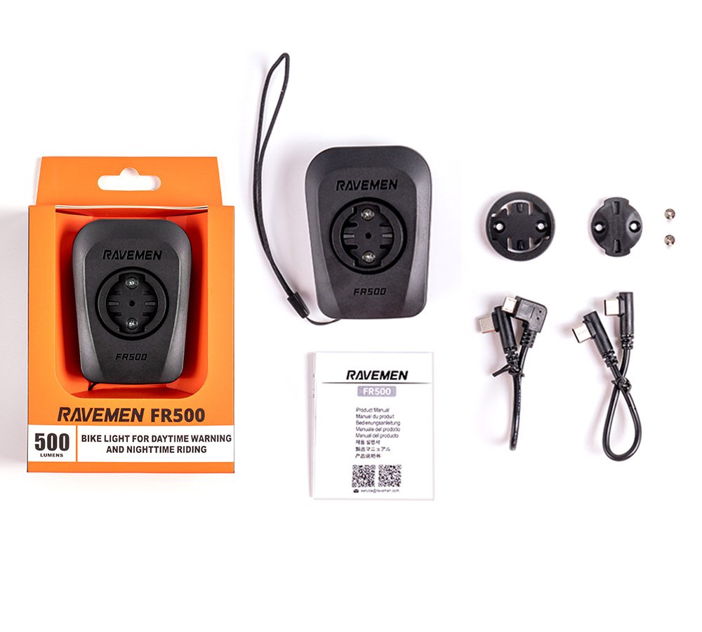 Велосипедна фара Ravemen FR500 (500 lm, 2000 mAh) з кріпленням для Garmin - Зображення 3