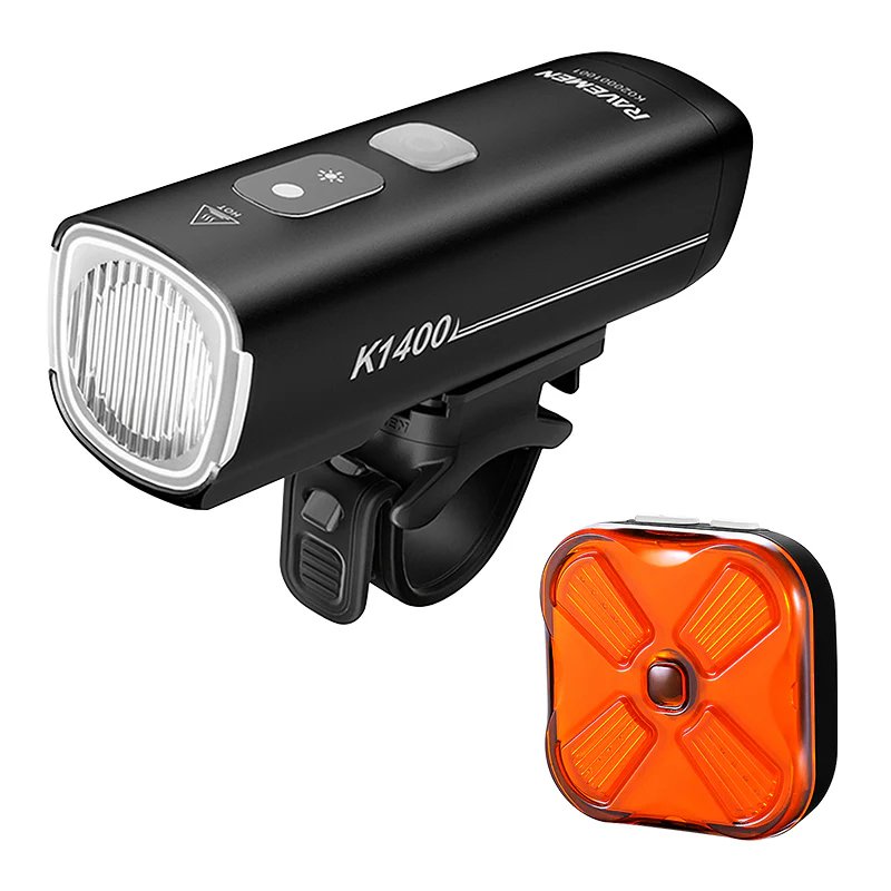 Комплект світла Ravemen LS34 : K1400 + CL06 (1400 + 50 lm, 4000 + 500 mAh)