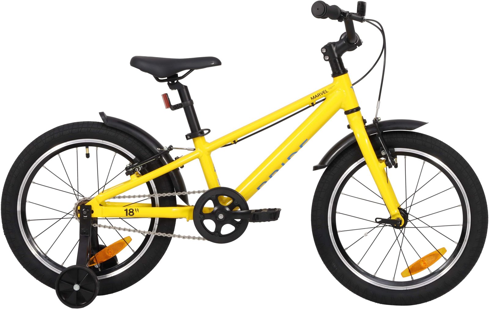 Велосипед 18" Pride MARVEL 18 жовтий A5
