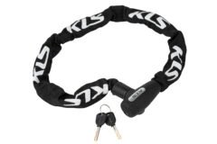 Замок ланцюговий під ключ KLS Chainlock 8 чорний 8x1000 мм