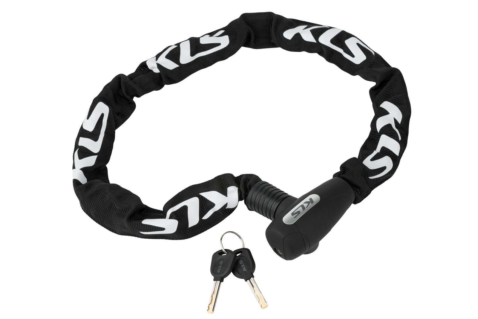 Замок ланцюговий під ключ KLS Chainlock 8 чорний 8x1000 мм
