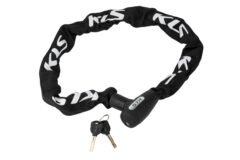 Замок ланцюговий під ключ KLS Chainlock 10 чорний 10x1000 мм