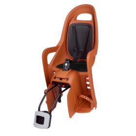 Дитяче крісло заднє POLISPORT Groovy Maxi RS+ на підсідельну трубу, 26"-28", 9-22 кг, коричневе
