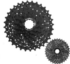 Касета SunRace CSM90 9AV, 9 швидкостей, 11-34T, Black, OEM