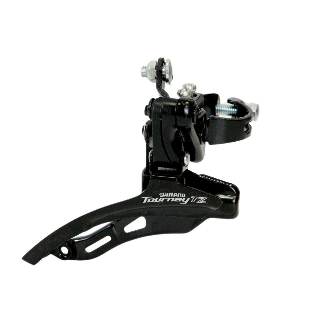 Перемикач перед. н/тяга верхн. хомут 3 max-42T 31.8мм SHIMANO FD-TZ500 чорний (УДАЛИТЬ)