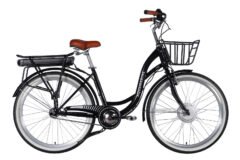 Велосипед з електроприводом 26" ST Dorozhnik eAQUAMARINE BH рама-17" 36B 13А*г 500Вт чорний з кошиком 2026