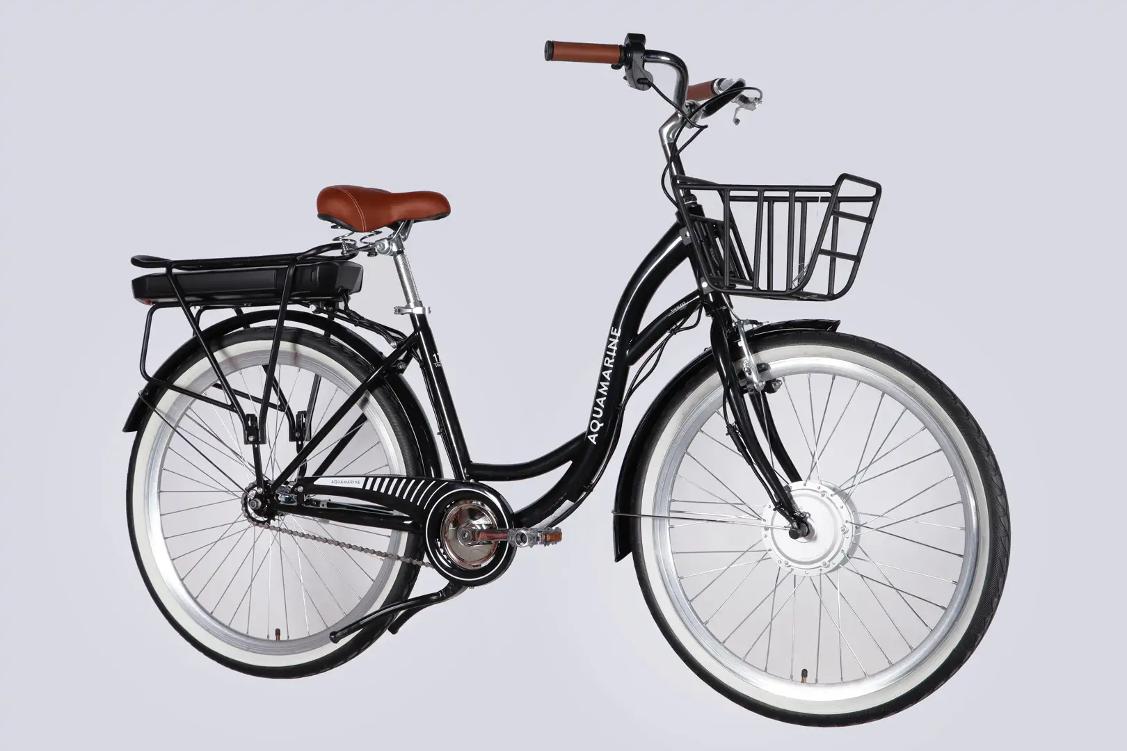 Велосипед з електроприводом 26" ST Dorozhnik eAQUAMARINE BH рама-17" 36B 13А*г 500Вт чорний з кошиком 2026 - Зображення 4