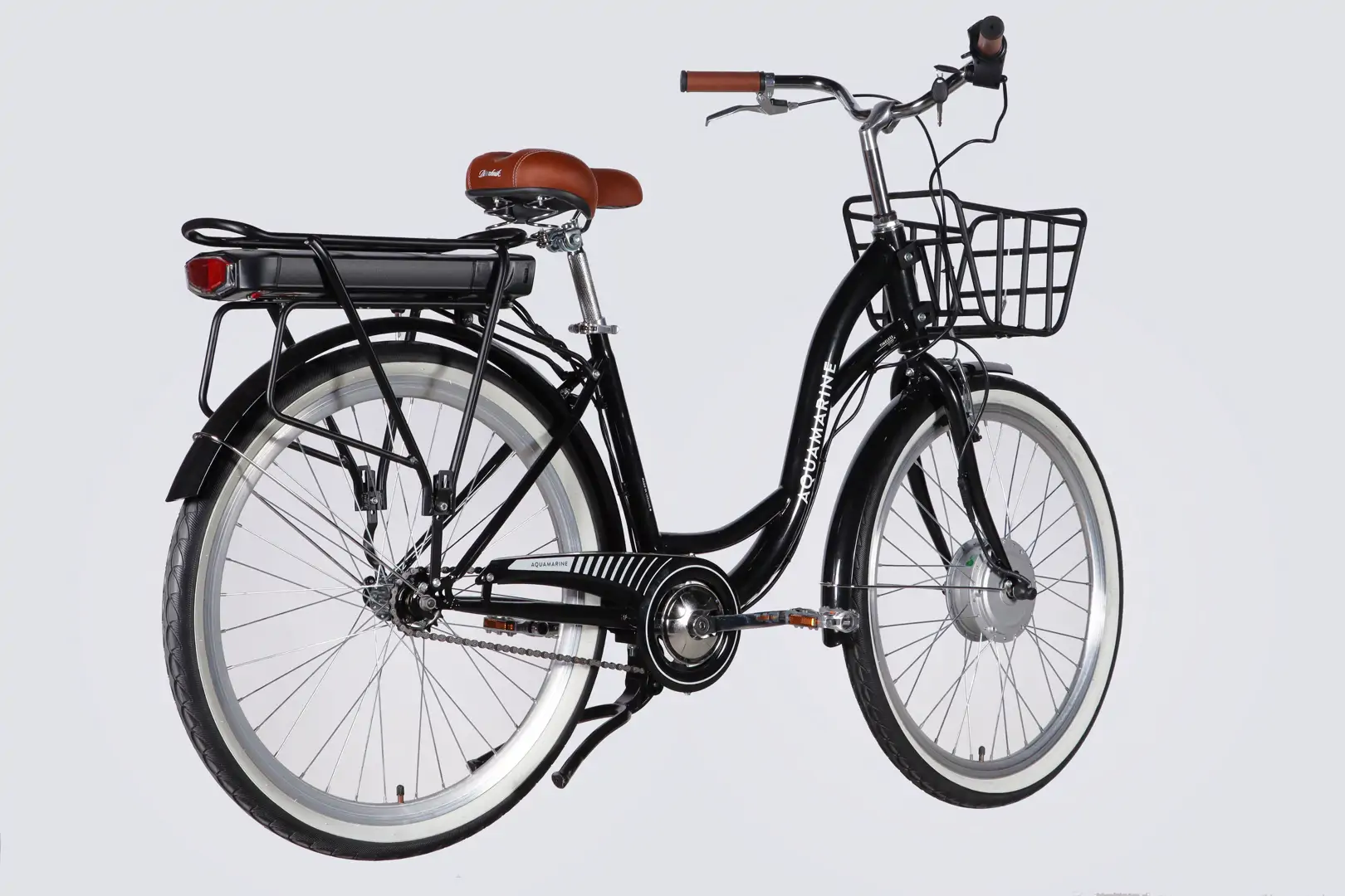 Велосипед з електроприводом 26" ST Dorozhnik eAQUAMARINE BH рама-17" 36B 13А*г 500Вт чорний з кошиком 2026 - Зображення 5