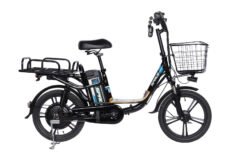 Велосипед з електроприводом 18" AL SPACE eELDORADO (new) DD FR рама-15" 48 B 15 А*г 1000 Вт чорно-синій 2026