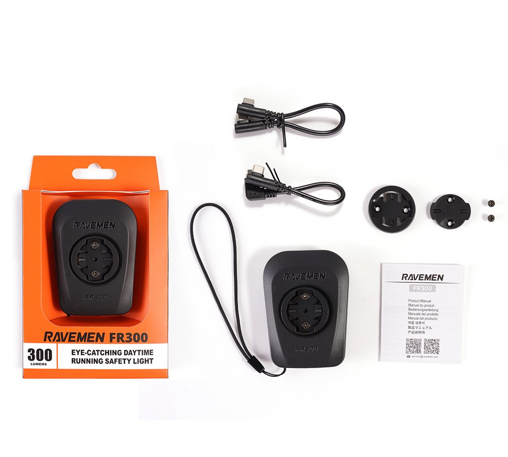 Велосипедна фара Ravemen FR300 (300 lm, 1200 mAh) з кріпленням для Garmin - Зображення 3