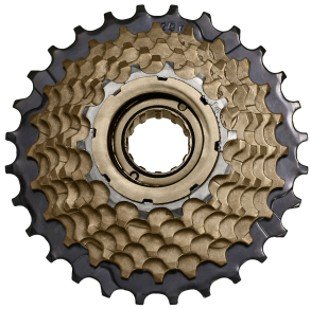 Тріскачка SunRace MFM2A 7DS, 7 швидкостей, 14-28T, Black/Brown, OEM
