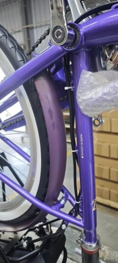 Велосипед уцінений з електроприводом 26" ST Dorozhnik eAQUAMARINE BH рама-17" 36B 13А*г 500Вт фіолетовий з кошиком 2026 - Зображення 5