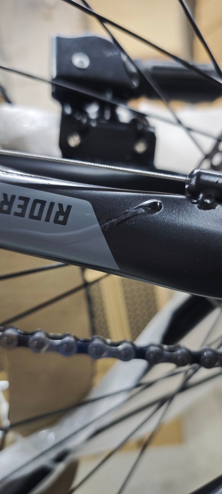 Велосипед уцінений ST 29" Discovery MOUNTAIN RIDER DD FR " сірий (матовий)
