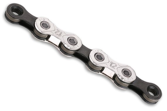 Ланцюг KMC X12 Silver/Black 12 швидкостей 126 ланок срібний/чорний + замок