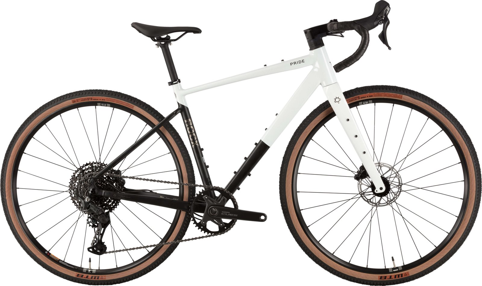 Велосипед 28" Pride ROCX 8.3 біло-чорний B6