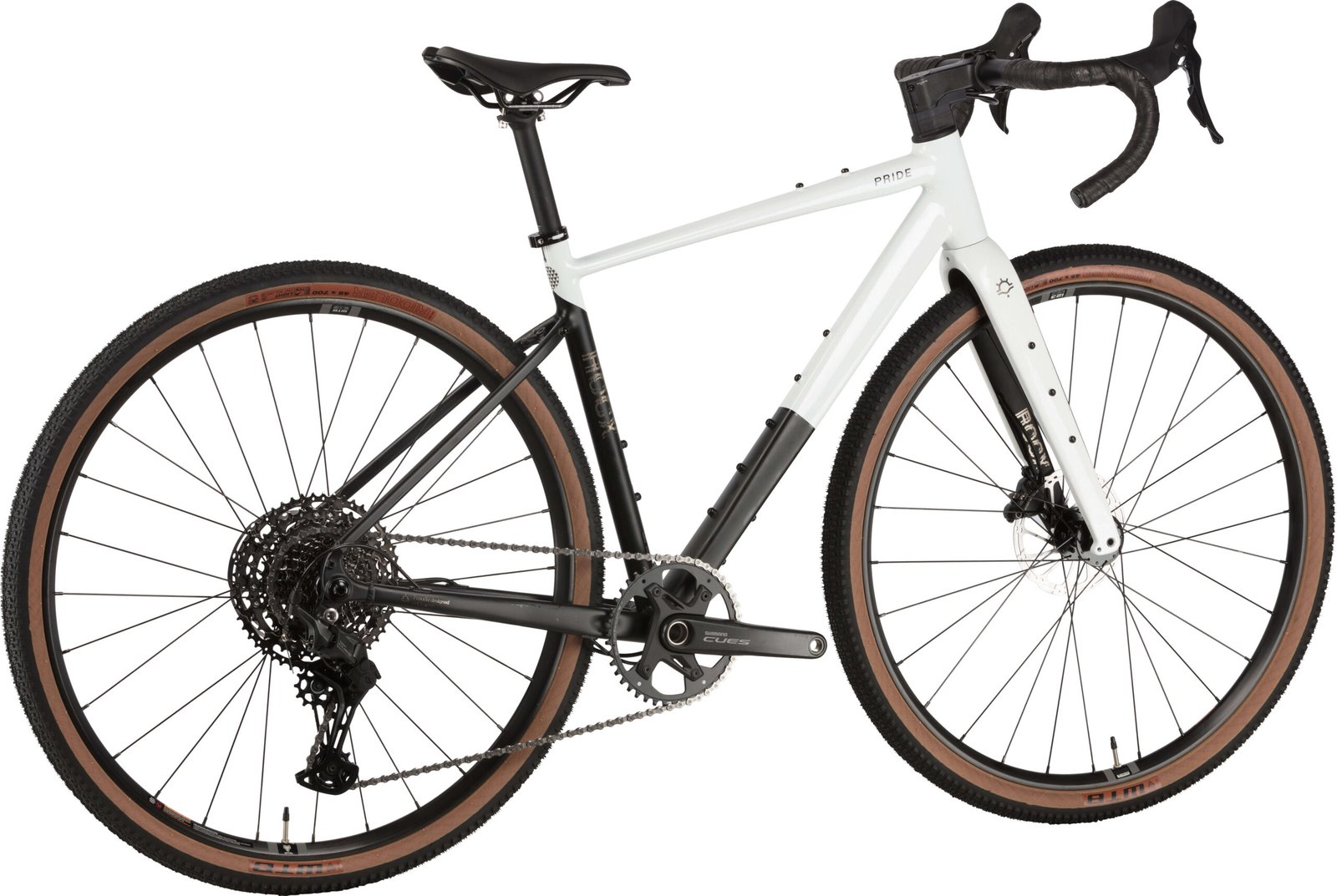 Велосипед 28" Pride ROCX 8.3 біло-чорний B6 - Зображення 3