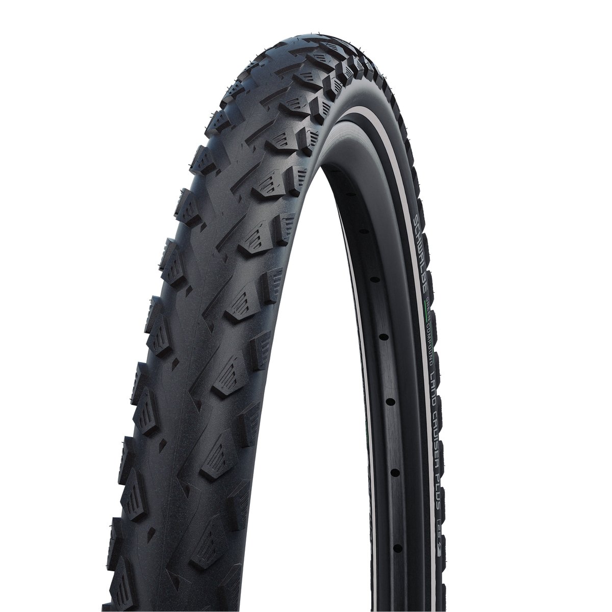 Покришка Schwalbe Land Cruiser Plus 27.5x2.00 (50-584) Active, PunctureGuard, TwinSkin, GREEN, B/B+R