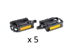 Спецгурт! Педалі ONRIDE Kiddi 10 (різьба 1/2''), пластик (95 x 61), втулка, чорний, (polybag) (5шт) - Зображення 2