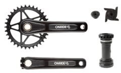 Комплект шатунів ONRIDE Solo Pro 1220, під Hollowtech, 170 мм, 34Т, на 12/11 шв., з кареткою, чорний