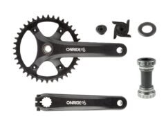 Комплект шатунів ONRIDE Solo Pro 1120, Hollowtech, 170 мм, 40Т, BCD 110 мм, на 11/10/9 шв., з каретк