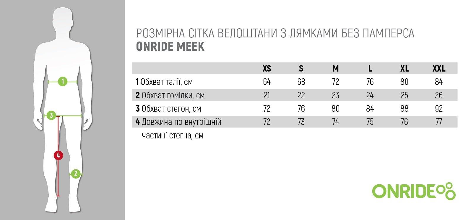 Велоштани з лямками без памперса ONRIDE Meek - Зображення 2