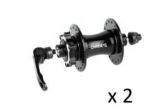 Спецгурт! Втулка передня ONRIDE Hub Pro F, 32 отвори, disc, пром., 100 QR, чорна (2шт) - Зображення 2
