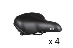 Спецгурт! Сідло DNK Base 50, сталеві рамки, 249x208 мм, пружини, чорний (4шт) - Зображення 2