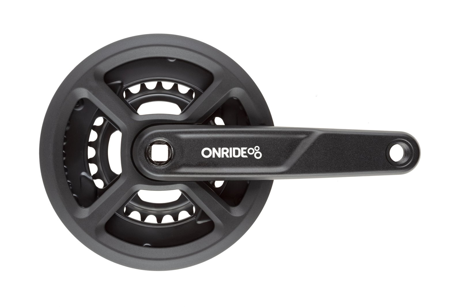 Комплект шатунів ONRIDE Duet 1110P, під квадрат, 170 мм, 40-26T, на 11/10/9 шв., чорний