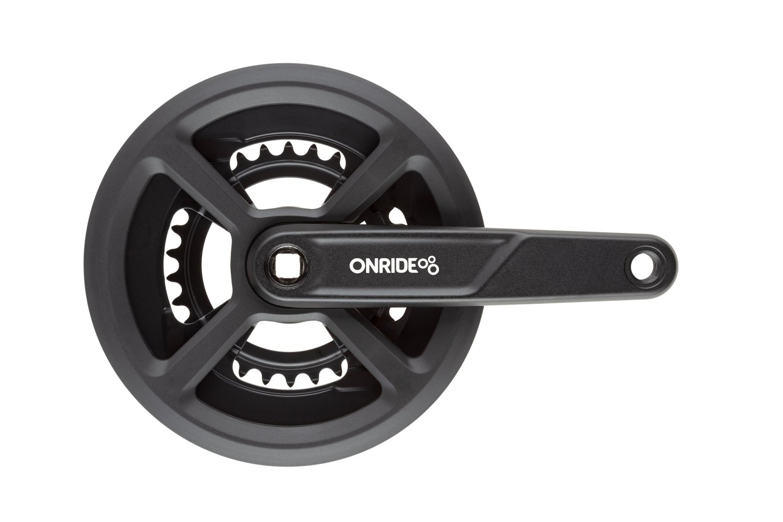 Комплект шатунів ONRIDE Duet 920P, під квадрат, 170 мм, 46-30, на 9/8 шв., чорний