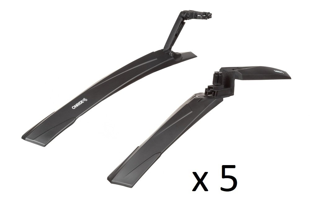 Спецгурт! Комплект крил ONRIDE Brut 10 24"/26"/29" (розмір: п: 70х535; з: 75х585 мм), чорний (5шт) - Зображення 2