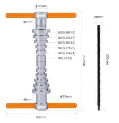 Інструмент Ice Toolz E296 для запресовування вальниць втулок, рам та деяких кареток - Зображення 2