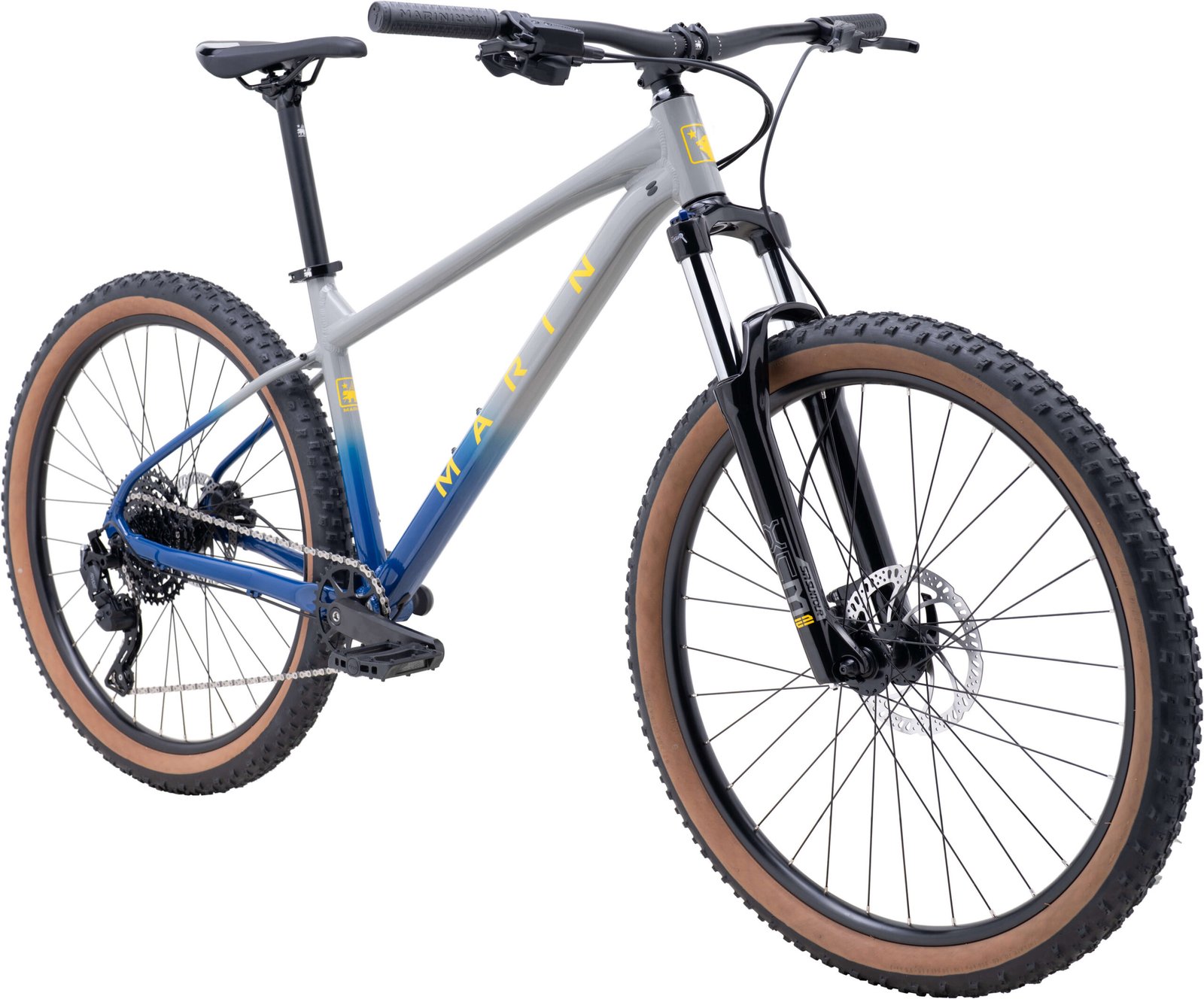 Велосипед 27,5" Marin BOBCAT TRAIL 3 рама - S GREY/BLUE A5 - Зображення 2