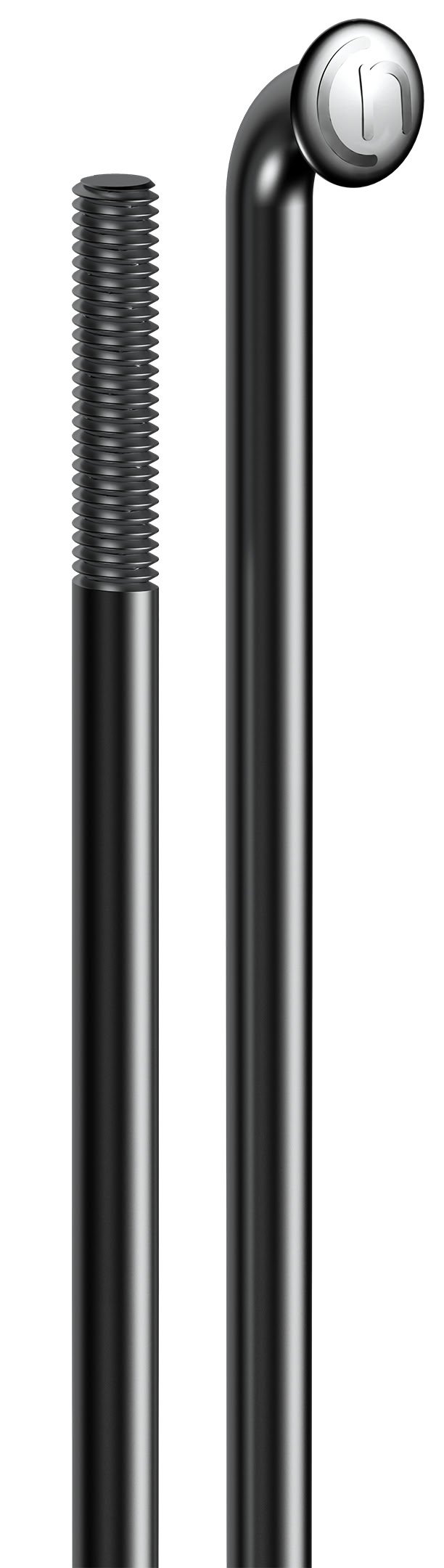 Спиця СN STD 14C, 2мм(14G) x 234mm, j-подібна, нержав. сталь, чорна (72шт)