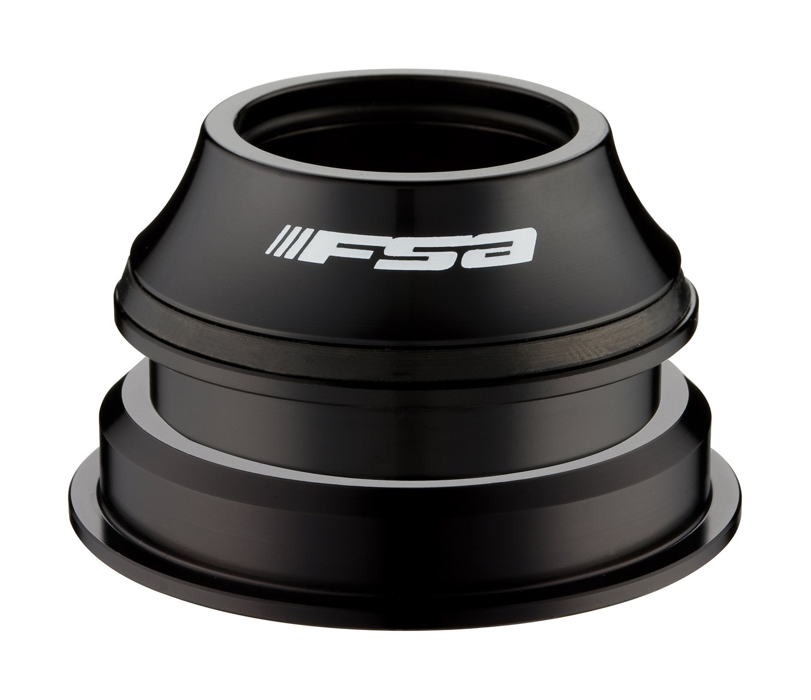 Кермова колонка 1-1/8" - 1-1/2" FSA HS NO.57E, конусна напівінтегрована Ø28,6/44-55,95/39,78, 124.6гр.
