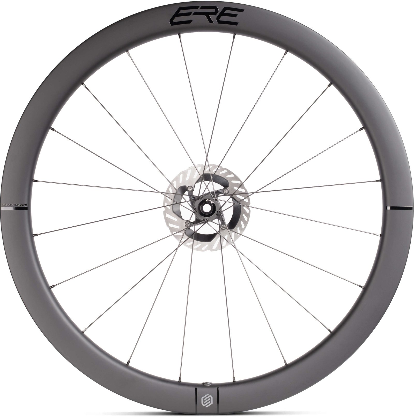 Колесо пер. + задн. 28" ERE EXPLORATOR CCR45 CARBON, Road, 100x12/142x12, CL, XDR, tubeless, чорний сатин - Зображення 2
