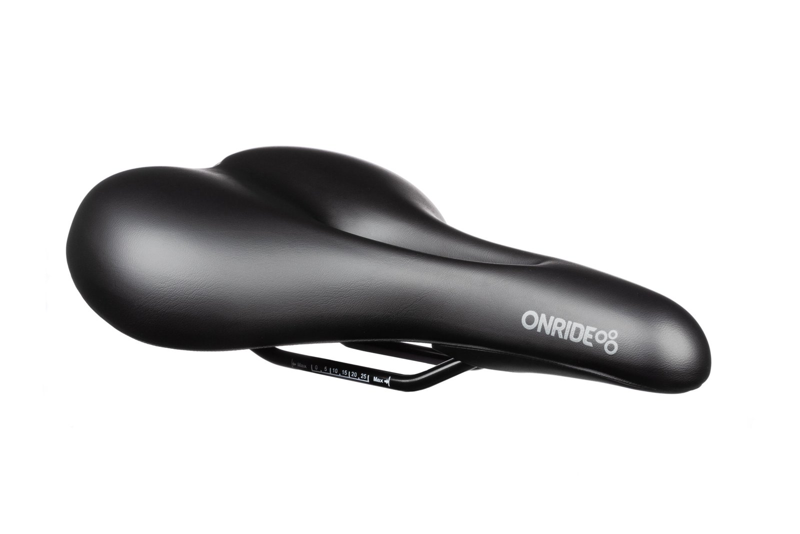 Сідло ONRIDE Sofa, сталеві рамки, 285x190 мм, чорний