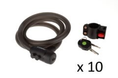 Спецгурт! Замок ONRIDE Widest спіральний, під ключ, з кріпленням 15x1500 мм (10шт) - Зображення 2