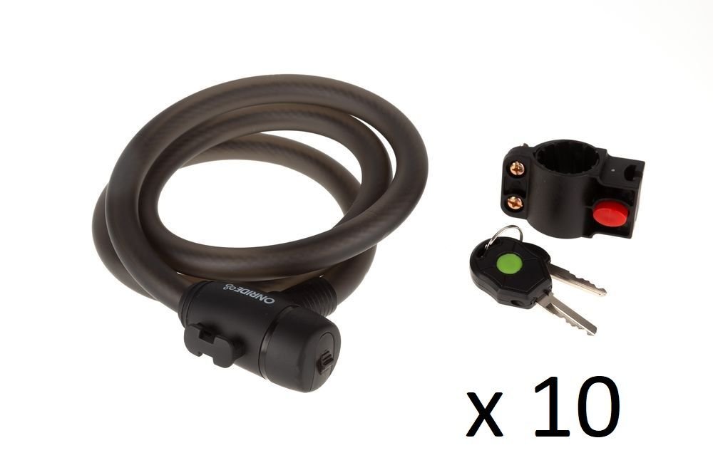 Спецгурт! Замок ONRIDE Widest спіральний, під ключ, з кріпленням 15x1500 мм (10шт) - Зображення 2