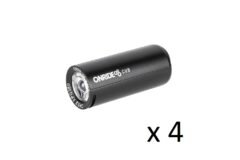 Спецгурт! Велосипедна фара ONRIDE Cub чорний (200 lm, 700 mAh, Type-C), алюмінієва (4шт) - Зображення 2