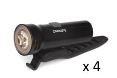 Спецгурт! Велосипедна фара ONRIDE Edge (320 lm, 1800 mAh, Type-C), пластикова (4шт) - Зображення 2