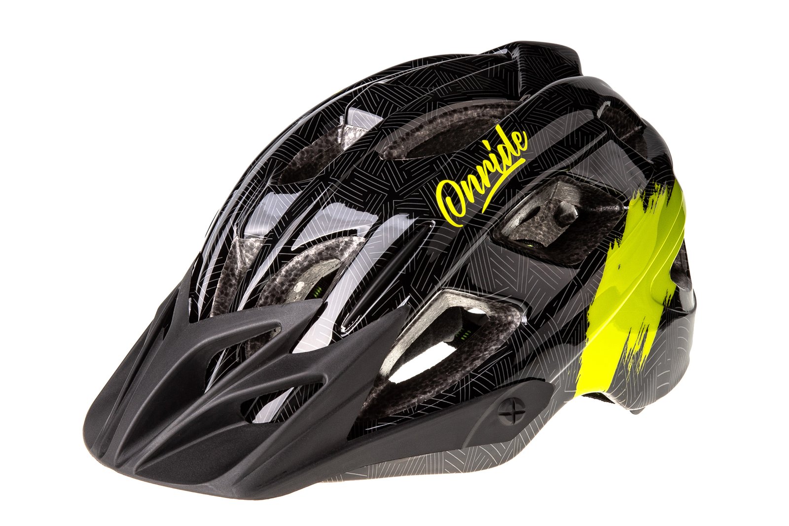 Шолом ONRIDE Rider чорний/зелений S (48-52 см)