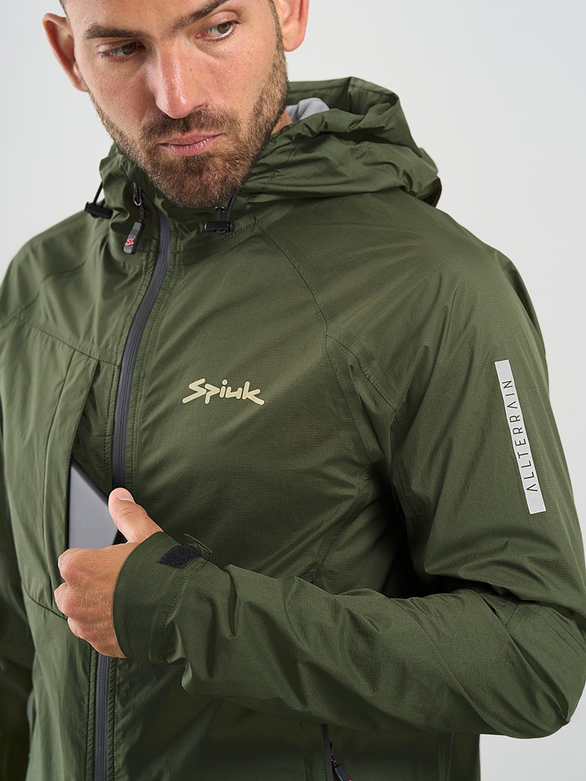 Куртка Spiuk All Terrain Waterproof чоловіча зелена 3XL - Зображення 4