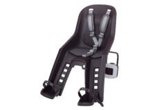 Дитяче крісло переднє POLISPORT Bubbly Mini Plus FF на підсідельну трубу, 26"-28", 9-15 кг, чорне