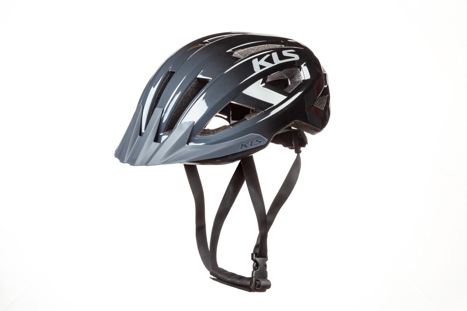 Шолом KLS Daze Lumio M/L, з блимавкою (Type-C), чорний (без бокових кліпс фікцації лямок) - Зображення 2