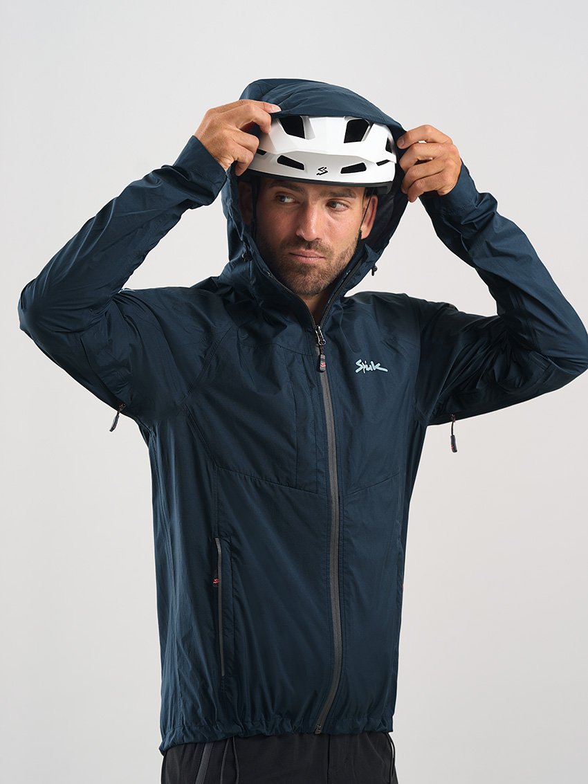 Куртка Spiuk All Terrain Waterproof чоловіча блакитна - Зображення 2