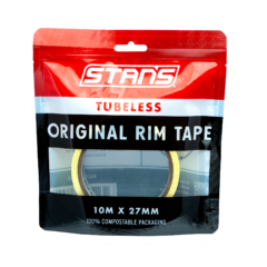 Cтрічка для безкамерних ободів Stan's Tubeless Original Rim Tape, ширина 27 мм, довжина 10 м