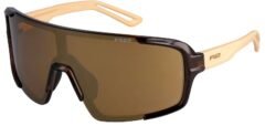 Окуляри R2 IMPULSE dark brown, cream (crystal, shiny), лінза brown (copper chrome) PC, кат. 3