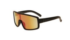 Окуляри дитячі R2 INVADER black (TPEE), лінза brown, покриття black/red fake revo, кат. 2 - Зображення 2