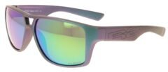 Окуляри R2 MASTER aurora (TR90), лінза smoke (Polarized TAC), покриття ice green real-full revo, кат